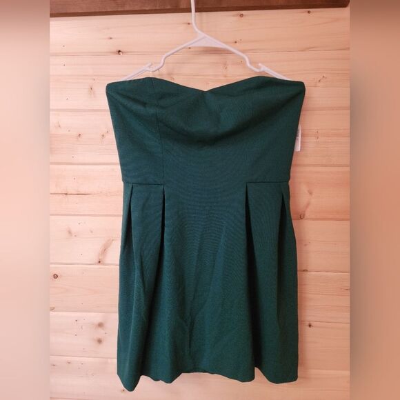 Amanda Uprichard Strapless Green Party Dress in Size Medium‎ - Picture 2 of 8